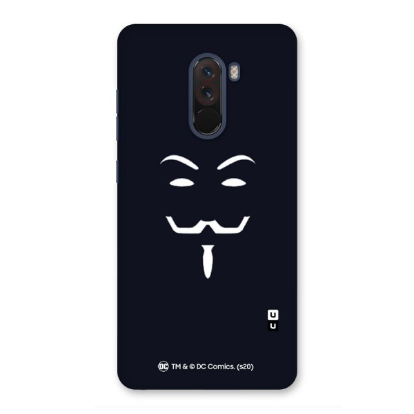 Minimal Anonymous Mask Back Case for Poco F1