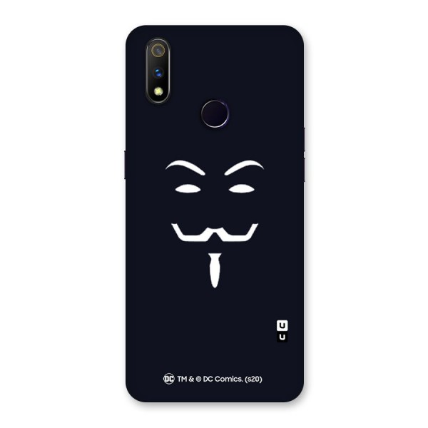 Minimal Anonymous Mask Back Case for Realme 3 Pro