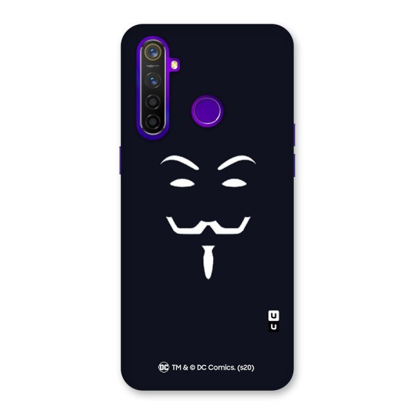 Minimal Anonymous Mask Back Case for Realme 5 Pro