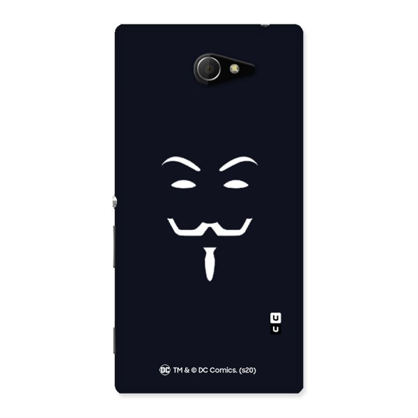 Minimal Anonymous Mask Back Case for Sony Xperia M2