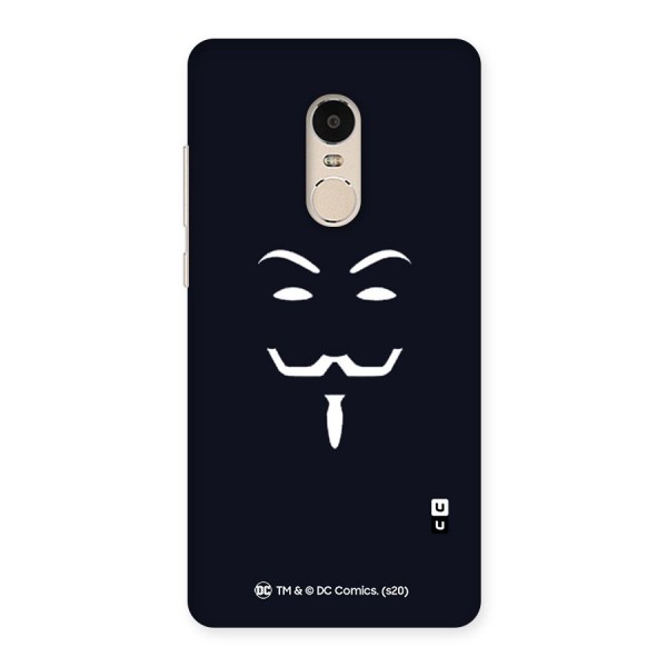 Minimal Anonymous Mask Back Case for Xiaomi Redmi Note 4