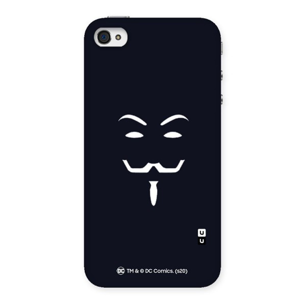 Minimal Anonymous Mask Back Case for iPhone 4 4s