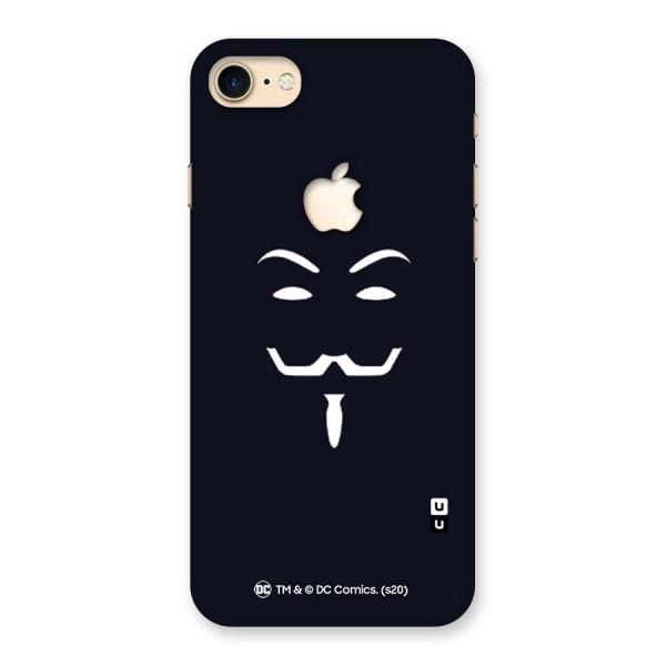 Minimal Anonymous Mask Back Case for iPhone 7 Apple Cut