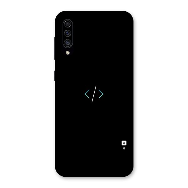 Minimal Dark Coding Back Case for Galaxy A30s