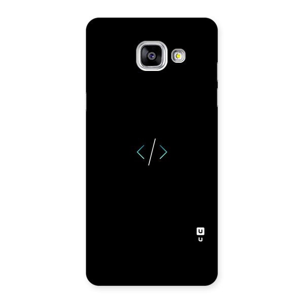 Minimal Dark Coding Back Case for Galaxy A5 2016