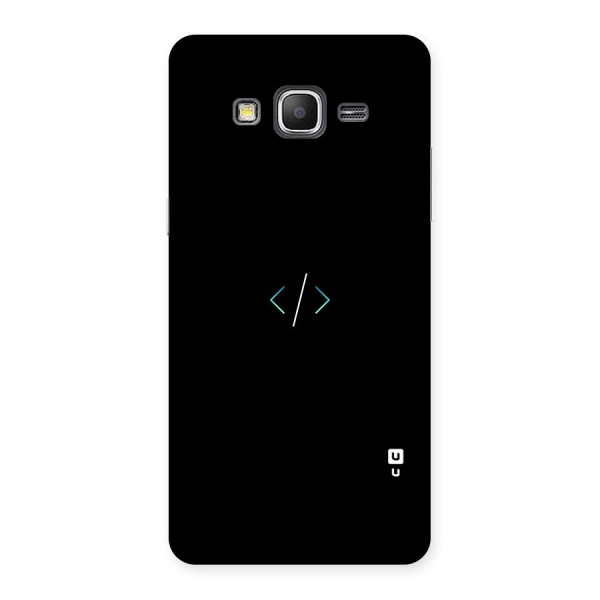 Minimal Dark Coding Back Case for Galaxy Grand Prime