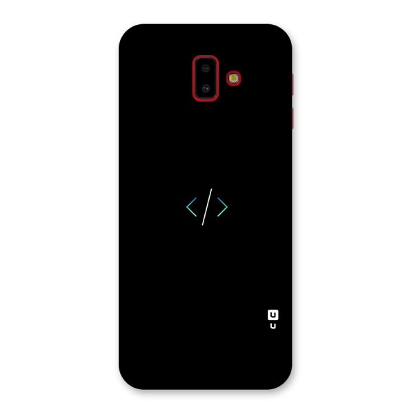 Minimal Dark Coding Back Case for Galaxy J6 Plus