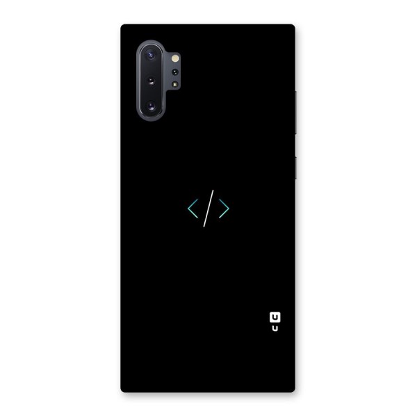 Minimal Dark Coding Back Case for Galaxy Note 10 Plus