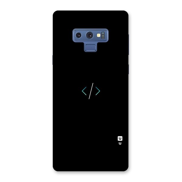 Minimal Dark Coding Back Case for Galaxy Note 9