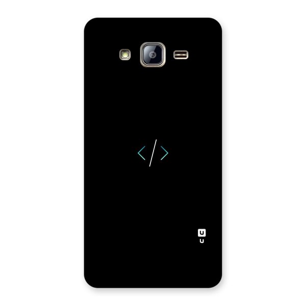 Minimal Dark Coding Back Case for Galaxy On5