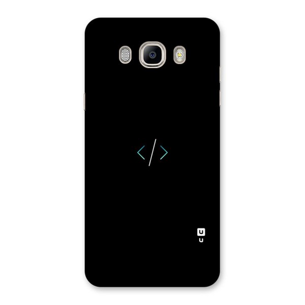 Minimal Dark Coding Back Case for Galaxy On8