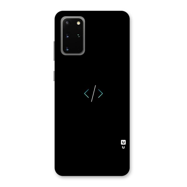 Minimal Dark Coding Back Case for Galaxy S20 Plus