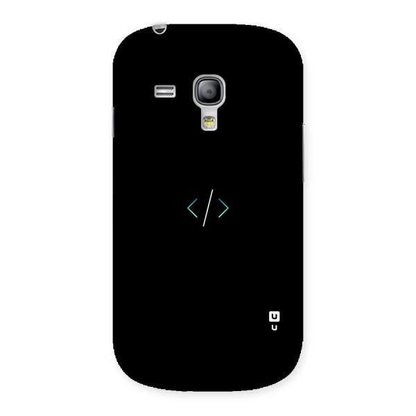 Minimal Dark Coding Back Case for Galaxy S3 Mini