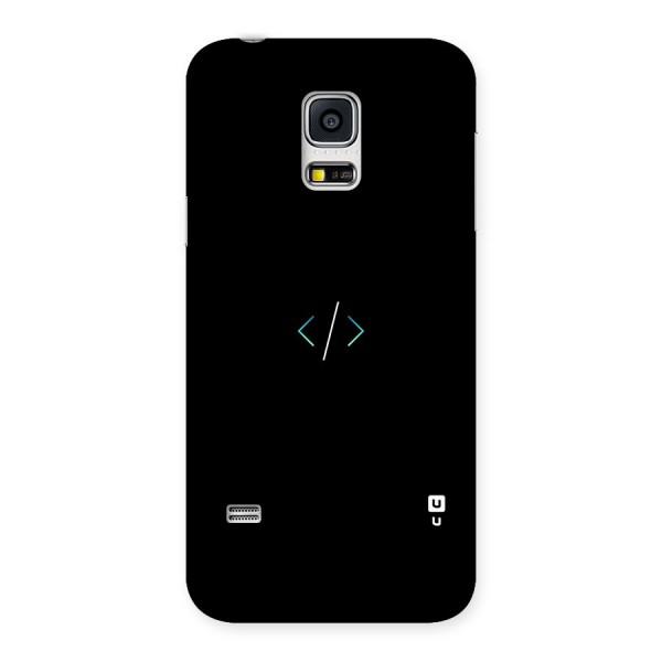 Minimal Dark Coding Back Case for Galaxy S5 Mini