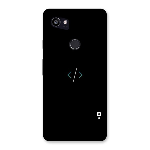 Minimal Dark Coding Back Case for Google Pixel 2 XL