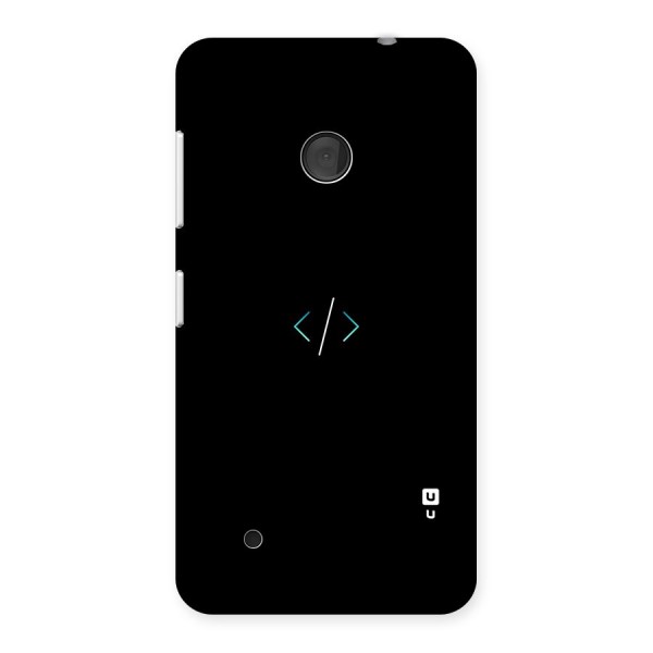 Minimal Dark Coding Back Case for Lumia 530