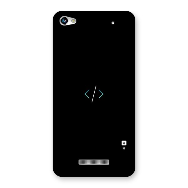 Minimal Dark Coding Back Case for Micromax Hue 2