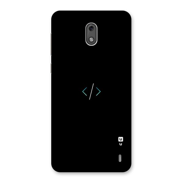 Minimal Dark Coding Back Case for Nokia 2