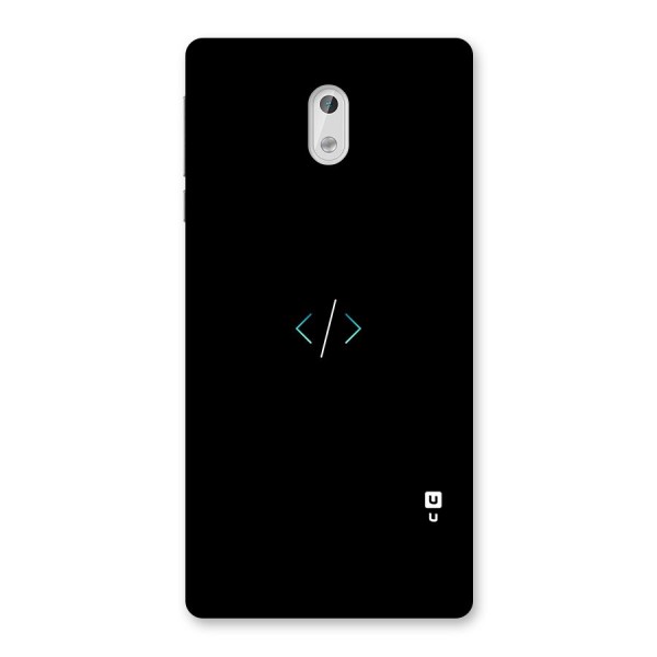 Minimal Dark Coding Back Case for Nokia 3