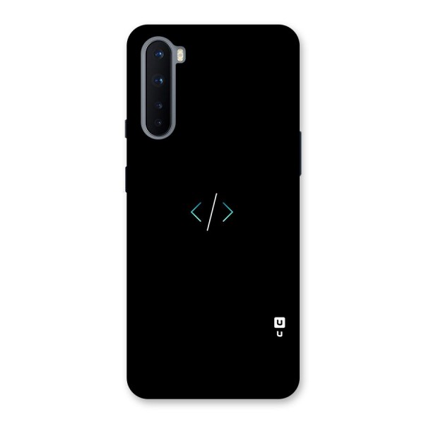 Minimal Dark Coding Back Case for OnePlus Nord