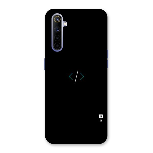 Minimal Dark Coding Back Case for Realme 6