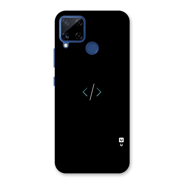 Minimal Dark Coding Back Case for Realme C12