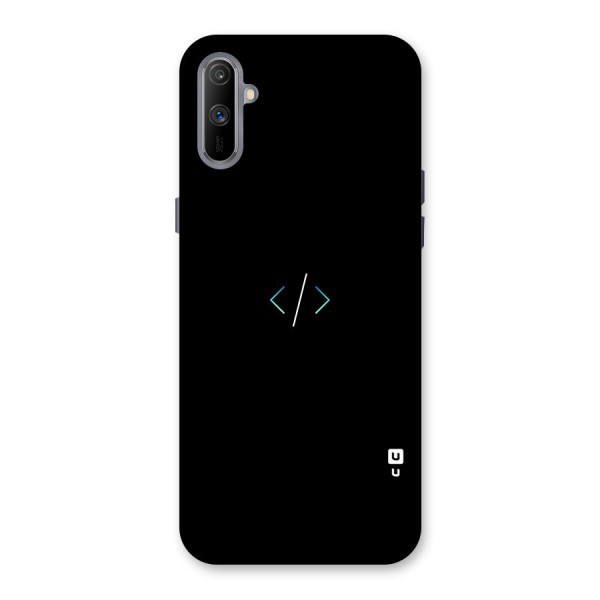 Minimal Dark Coding Back Case for Realme C3