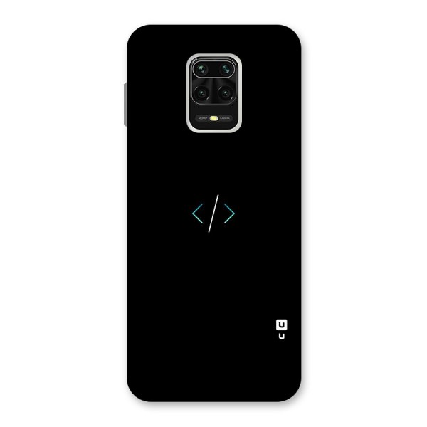 Minimal Dark Coding Back Case for Redmi Note 9 Pro