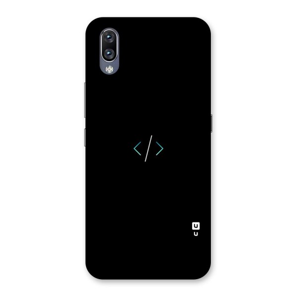 Minimal Dark Coding Back Case for Vivo NEX