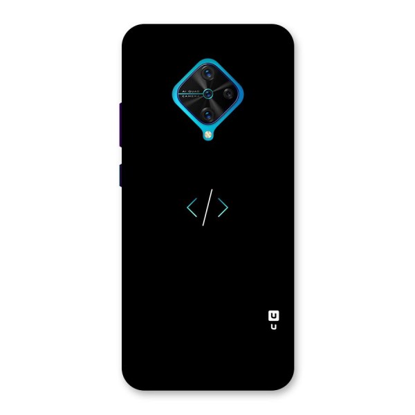 Minimal Dark Coding Back Case for Vivo S1 Pro