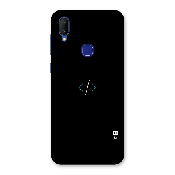 Minimal Dark Coding Back Case for Vivo V11