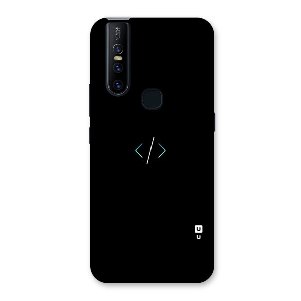 Minimal Dark Coding Back Case for Vivo V15