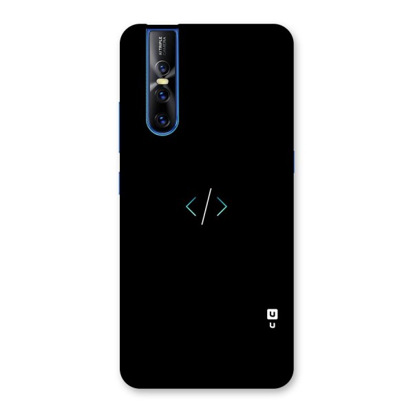 Minimal Dark Coding Back Case for Vivo V15 Pro