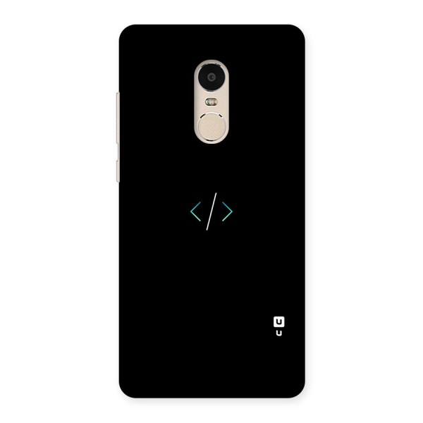 Minimal Dark Coding Back Case for Xiaomi Redmi Note 4