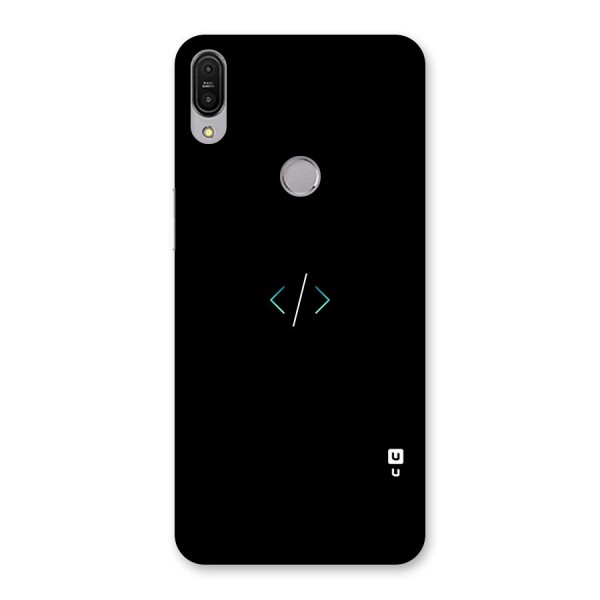 Minimal Dark Coding Back Case for Zenfone Max Pro M1