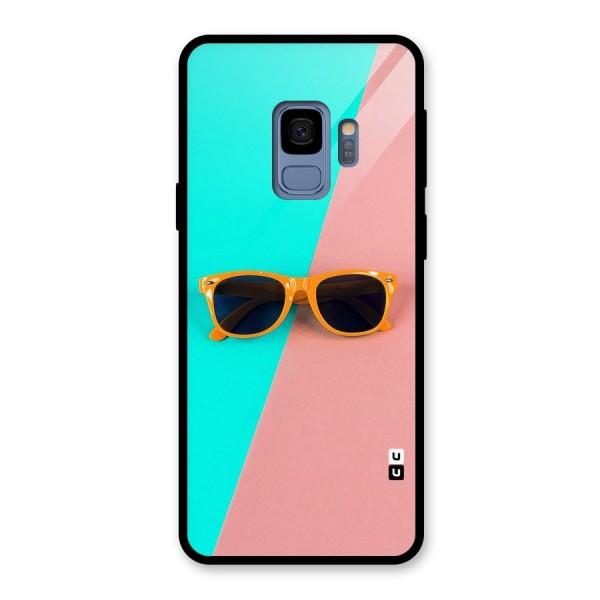 Minimal Glasses Glass Back Case for Galaxy S9