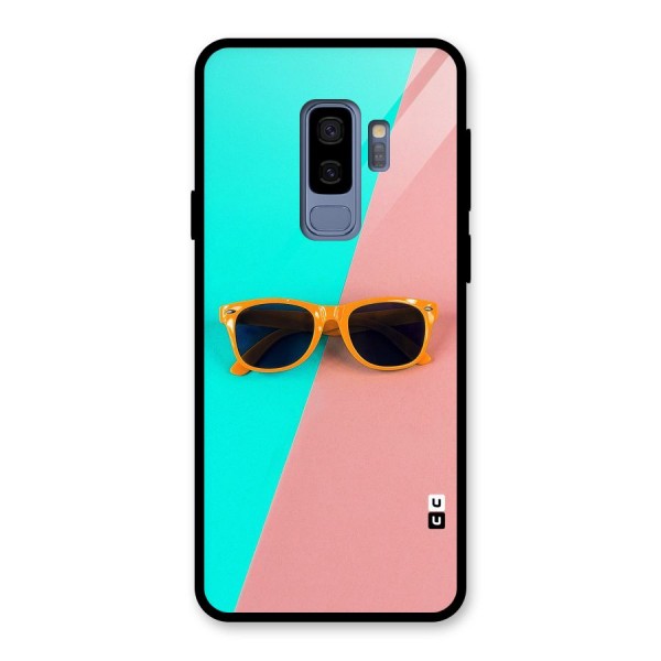 Minimal Glasses Glass Back Case for Galaxy S9 Plus