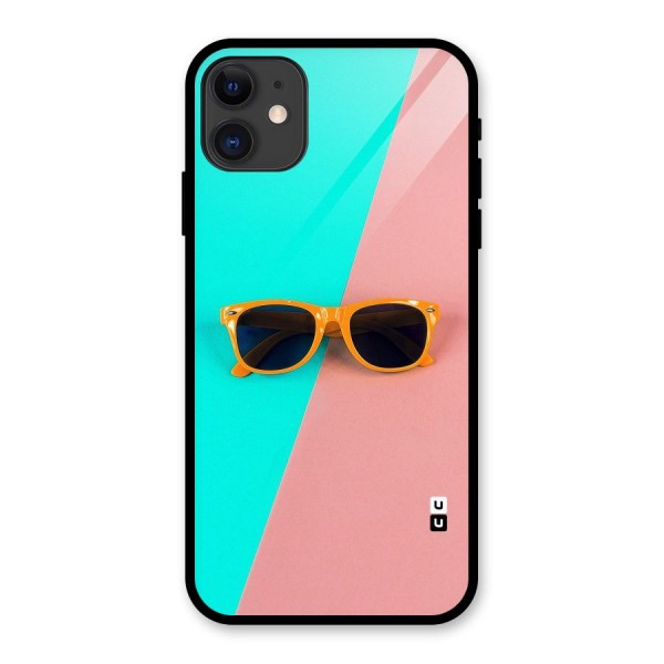 Minimal Glasses Glass Back Case for iPhone 11