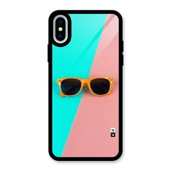 Minimal Glasses Glass Back Case for iPhone X