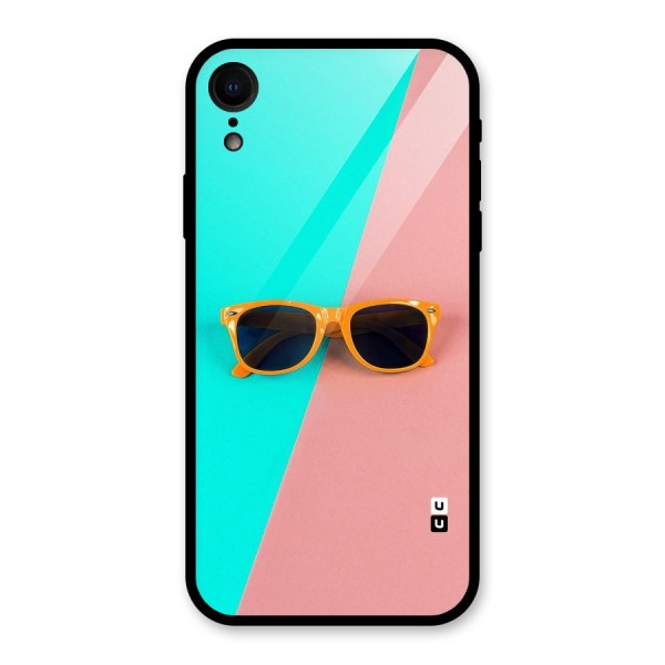 Minimal Glasses Glass Back Case for iPhone XR