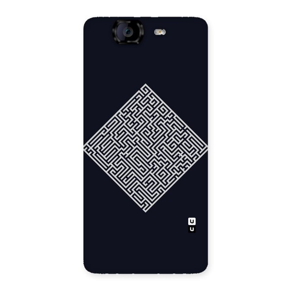 Minimal Maze Pattern Back Case for Canvas Knight A350