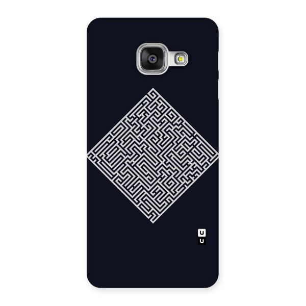 Minimal Maze Pattern Back Case for Galaxy A3 2016