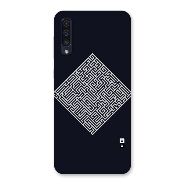 Minimal Maze Pattern Back Case for Galaxy A50