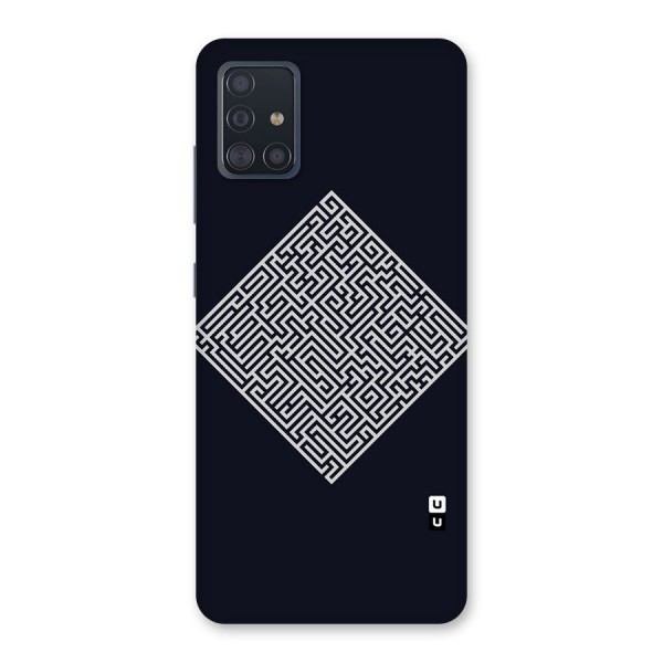 Minimal Maze Pattern Back Case for Galaxy A51