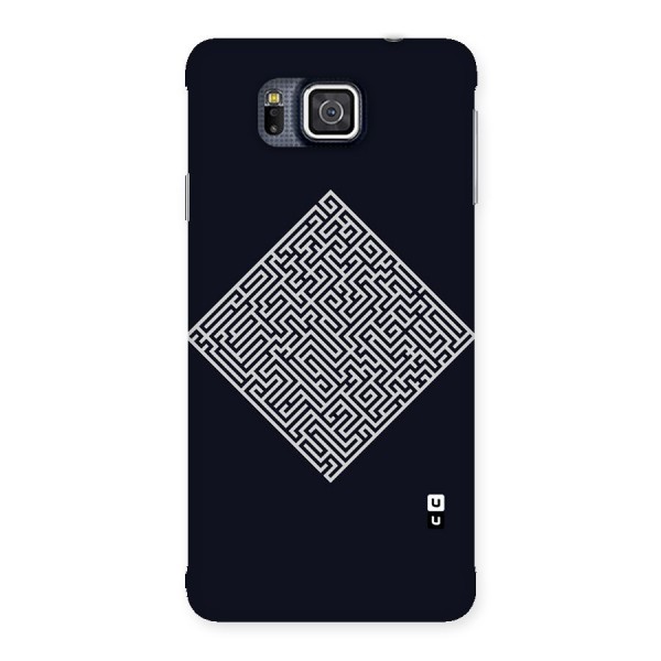 Minimal Maze Pattern Back Case for Galaxy Alpha