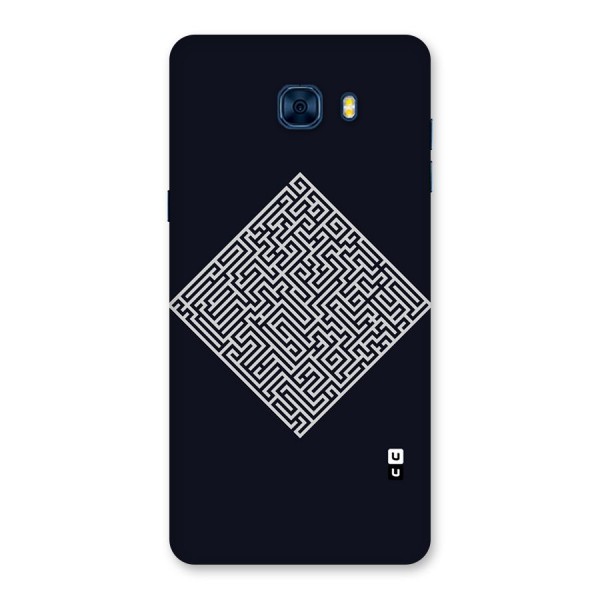 Minimal Maze Pattern Back Case for Galaxy C7 Pro