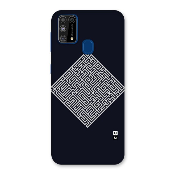 Minimal Maze Pattern Back Case for Galaxy F41