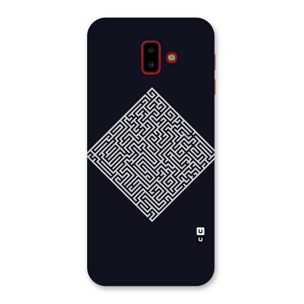 Minimal Maze Pattern Back Case for Galaxy J6 Plus