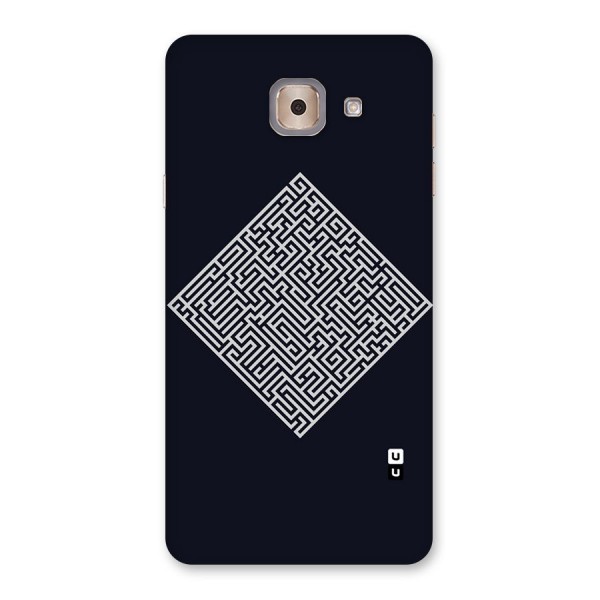 Minimal Maze Pattern Back Case for Galaxy J7 Max