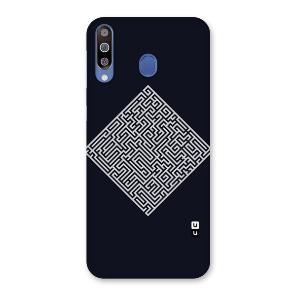 Minimal Maze Pattern Back Case for Galaxy M30